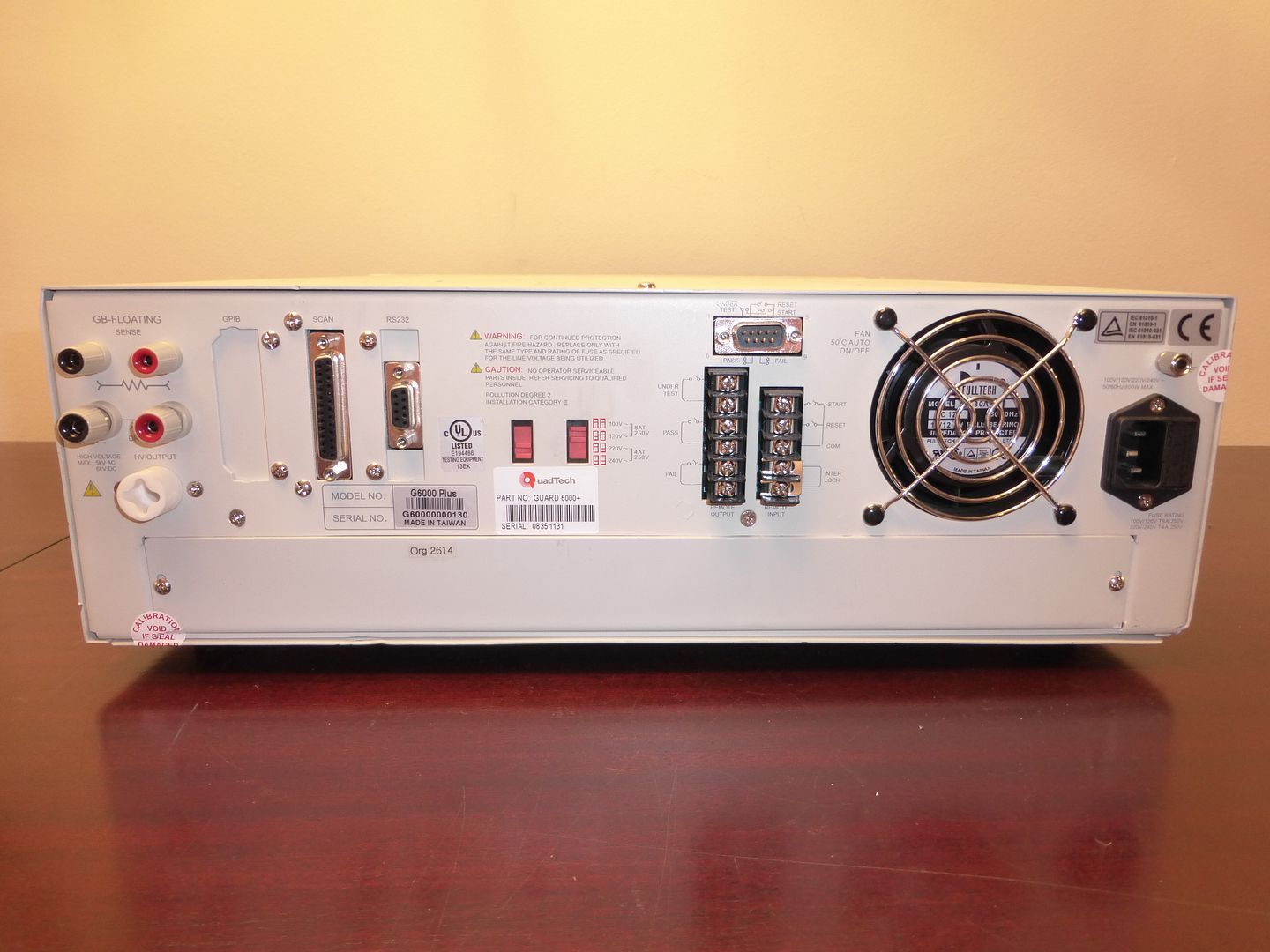 Chroma / Quadtech Guardian 6000 Plus Electrical Safety Analyzer